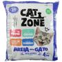 Imagem de Areia Higiênica Sanitária Gatos Cat Zone 4Kg Controle Odor