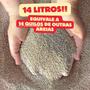 Imagem de Areia Higiênica Sanitária para Gatos Cristais Gel 14 Litros