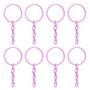 Imagem de Argola com Corrente 23mm Rosa Bebê - 100 Unidades