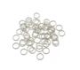 Argola Elo Ferro 10mm Prata - 100 peças Artesanato - Lns Imagem de Argola Elo Ferro 10mm Prata - 100 peças Artesanato