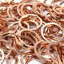 Imagem de Argola Italiana 28mm Para Chaveiros Rose Gold Sem Corrente - 500 Peças