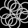 Imagem de Argola Plástica Média 7,6cm Grossa 6mm Para Mandala Crochê 50 Unidades 