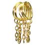 Imagem de Argola Reforçada 23mm Prata Com Dourado Com 1000 Unidades Cada