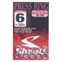 Imagem de Argola Shout Press Ring Tamanho 6 320LB Para Suporte Hook Cartela com 9 unidades