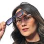 Imagem de Armação de oculos com clip on feminino Shades Brasil