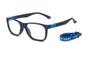 Imagem de Armação de Óculos Infantil Mormaii Grab Nxt M6077k3351 Azul Escuro Fosco