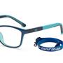 Imagem de Armação De Óculos Infantil Mormaii Spine M6091kc548 Azul Translúcido