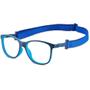 Imagem de Armação De Óculos Infantil Nano Vista Quest 3.0 Nao3160550 Azul Fosco
