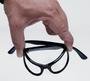 Imagem de Armação Óculos Flexível Infantil Não Quebra De Grau Preto 4 a 8 anos Tremix