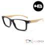 Imagem de Armação Oculos Hb Switch 0339 261 Preto Madeira com 1 Clipon