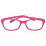 Imagem de Armação Óculos Infantil De Grau Sem Parafuso Não Quebra Elástico Rosa Pink 4 a 8 anos Tremix