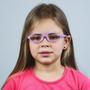 Imagem de Armação Óculos Infantil Flexível Silicone 3 a 7 Anos Elástico Lilas Isabela Dias 290