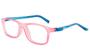 Imagem de Armação Óculos Infantil Nano Vista Sleek Crew Nao750442 Rosa Azul Translucido 4 A 6 Anos