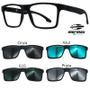 Imagem de Armação Oculos Mormaii Swap Ng 6098 Preto Com 4 Clipons Cgap