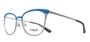 Imagem de Armação para óculos de grau Vogue VO3999 998-S Azul e prata
