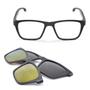 Imagem de Armação Smart Oculos Com 2 ClipOns Solar Lente Espelho Sport