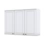 Imagem de Armário Aéreo 3 Portas 120 cm Nova York Branco HP  Henn