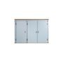 Imagem de Armário Aéreo com 3 Portas Maciças 76,5x120 cm - Tommy Design