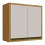 Imagem de Armário Aéreo Duplo Ronipa Tempranillo 80cm com 2 Portas - Amêndoa/Off white
