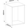Imagem de Armário Aéreo Modulado Requinte com 1 Porta - Branco Line/Macadâmia