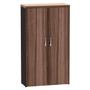 Imagem de Armario Alto 02 Portas PE 40 Pandin 1,60 M Walnut e Preto