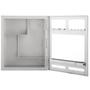 Imagem de Armário Astra com Espelho para Banheiro de Embutir Sobrepor 30x9,4x35,3cm Plástico Versátil Branco