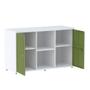 Imagem de Armário Credenza Aretto Pandin 1,20 M Branco e Verde