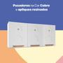Imagem de Armario de Cozinha Aereo Refrigerador 3 Portas 100% Aço Antiferrugem 55x120x29cm Telasul Mirage