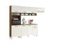 Armário De Cozinha com Balcão 9 Portas 1 Gaveta Aurora Atacama/off White - Aramoveis - Aramóveis Imagem de Armário De Cozinha com Balcão 9 Portas 1 Gaveta Aurora Atacama/off White - Aramoveis