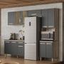 Imagem de Armario de Cozinha com Balcão Fit com 11 Portas e 1 Gaveta