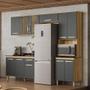 Imagem de Armario de Cozinha com Balcão Fit com 11 Portas e 1 Gaveta