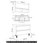 Imagem de Armário de Cozinha Com Nichos CP01 Com Pia 100cm M24 Branco - Mpozenato