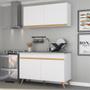 Imagem de Armário de Cozinha Compacta 2 peças MP3748 Veneza GW Multimóveis Branca