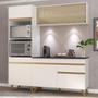 Imagem de Armário de Cozinha Compacta 3 peças com Leds MP2020 Veneza Up Multimóveis Branca