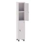 Imagem de Armário Guarda Volume Locker Roupeiro 1 Vão 02 Portas Com Prateleira GRF501PRI/2 Branco - Pandin