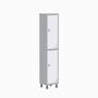 Imagem de Armário Locker Guarda Volume Aço Light 2 portas 34,5x179,5cm
