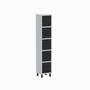 Imagem de Armário Locker Guarda Volume Aço Light 5 portas 34,5x179,5cm