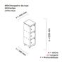 Imagem de Armário Mini Roupeiro 3 Portas Aço MGRP 501/3