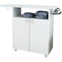 Imagem de Armário Multiuso 2 Portas Com Tábua de Passar Roupa Branco Tecno mobili