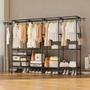 Imagem de Armário Multiuso com Cabideiro Quádruplo - Organize Roupas, Calçados e Acessórios com Estilo