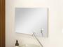 Imagem de Armário Para Banheiro Luna 61x46 MDF Espelho Lapidado e Cuba Vidro  Cor:Freijó