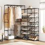 Imagem de Armário portátil para guarda-roupa UNITSTAGE Clothes Rack com prateleiras