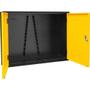 Imagem de Armário Superior Ferramentas Oficina Modular Vonder Aéreo Capacidade 30kg Aço Carbono Preto Amarelo