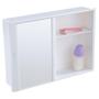 Imagem de Armário Versátil Banheiro Porta De Correr 29x41x10cm Astra Branco