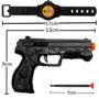 Imagem de Arminha de Brinquedo Lança Dardos Kit com 4 pistolas e acessórios