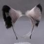 Imagem de Aros de Cabelo com Orelhas de Raposa e Gato - Faixa de Cabelo de Pele Sintética para Meninas