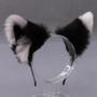 Imagem de Aros de Cabelo com Orelhas de Raposa e Gato - Faixa de Cabelo de Pele Sintética para Meninas