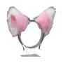 Imagem de Aros de Cabelo com Orelhas de Raposa e Gato - Faixa de Cabelo de Pele Sintética para Meninas