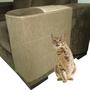 Imagem de Arranhador de gato e protetor de sofá - par - lado direito e esquerdo do sofá - cor bege