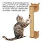 Imagem de Arranhador de Gato Vertical Para Parede Cano Grosso 80cm